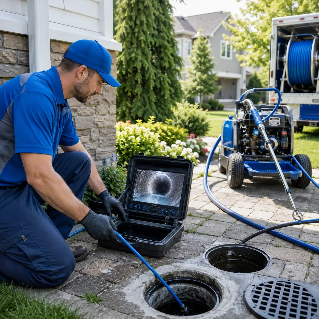 Outdoor drain cleaning professionals serving Utica, MI