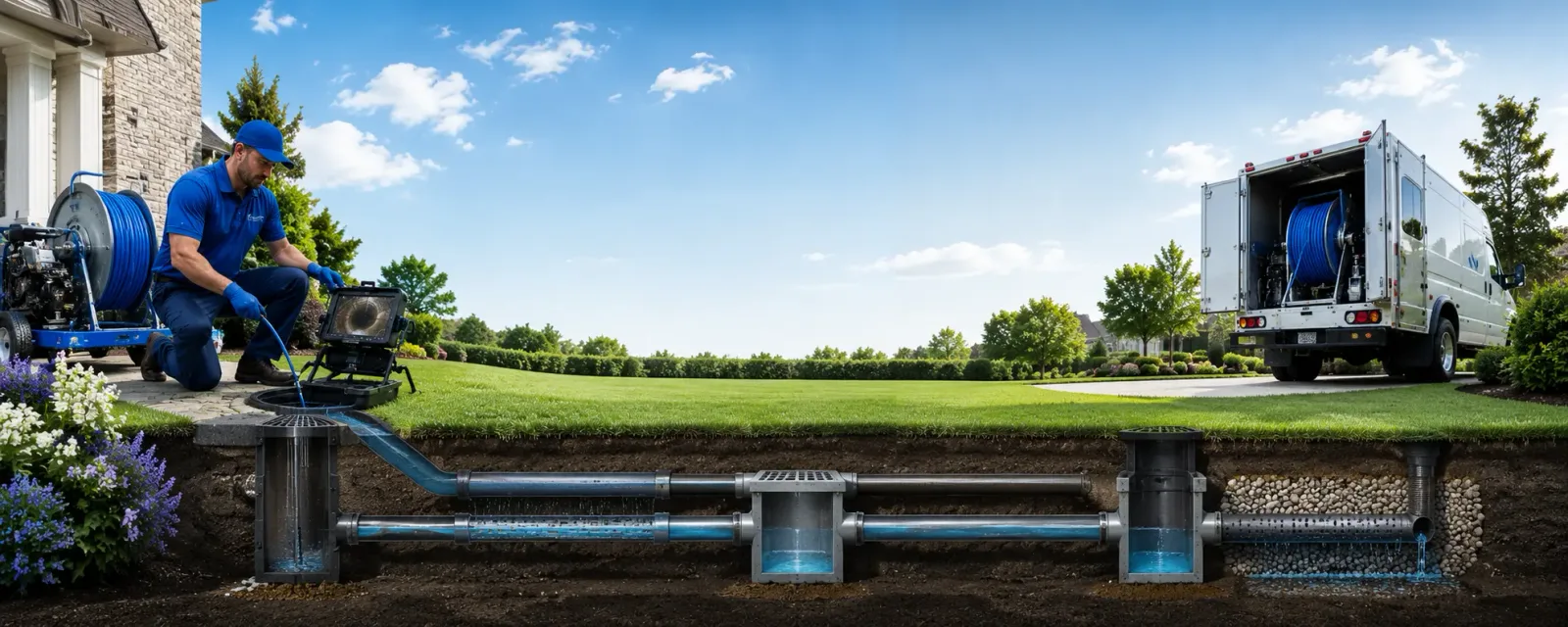 Outdoor drain cleaning information for Utica, MI